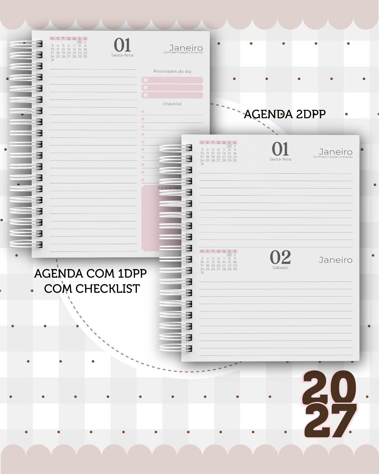 Agenda Coleção Delicada